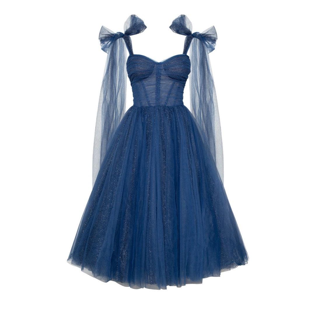 Sparkly Off Shoulder Tulle Dress