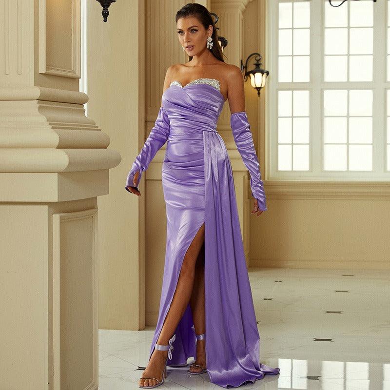 Landie Satin Maxi Dress
