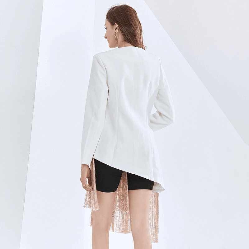 Aces Tasseled Blazer-Dress