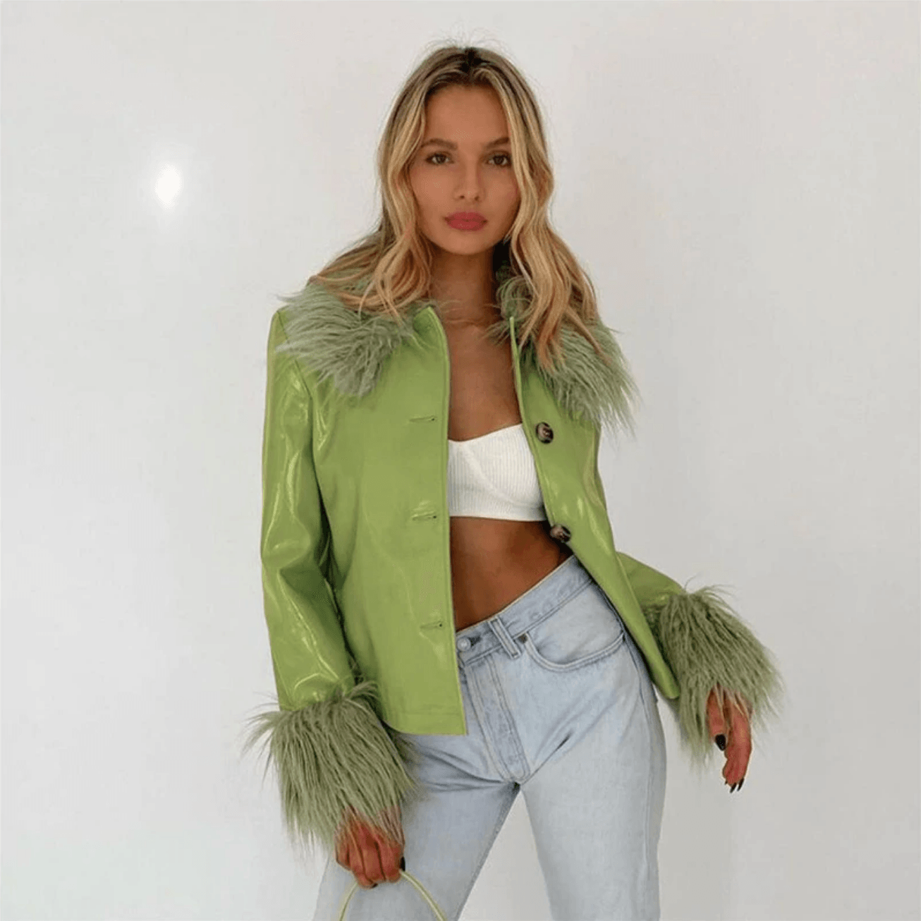 Abella Patent Leather Jacket