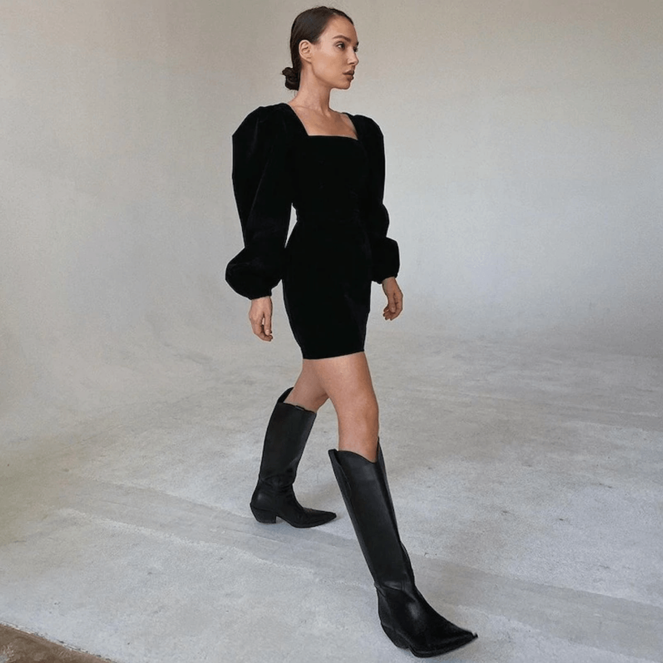 Indira Velvet Dress