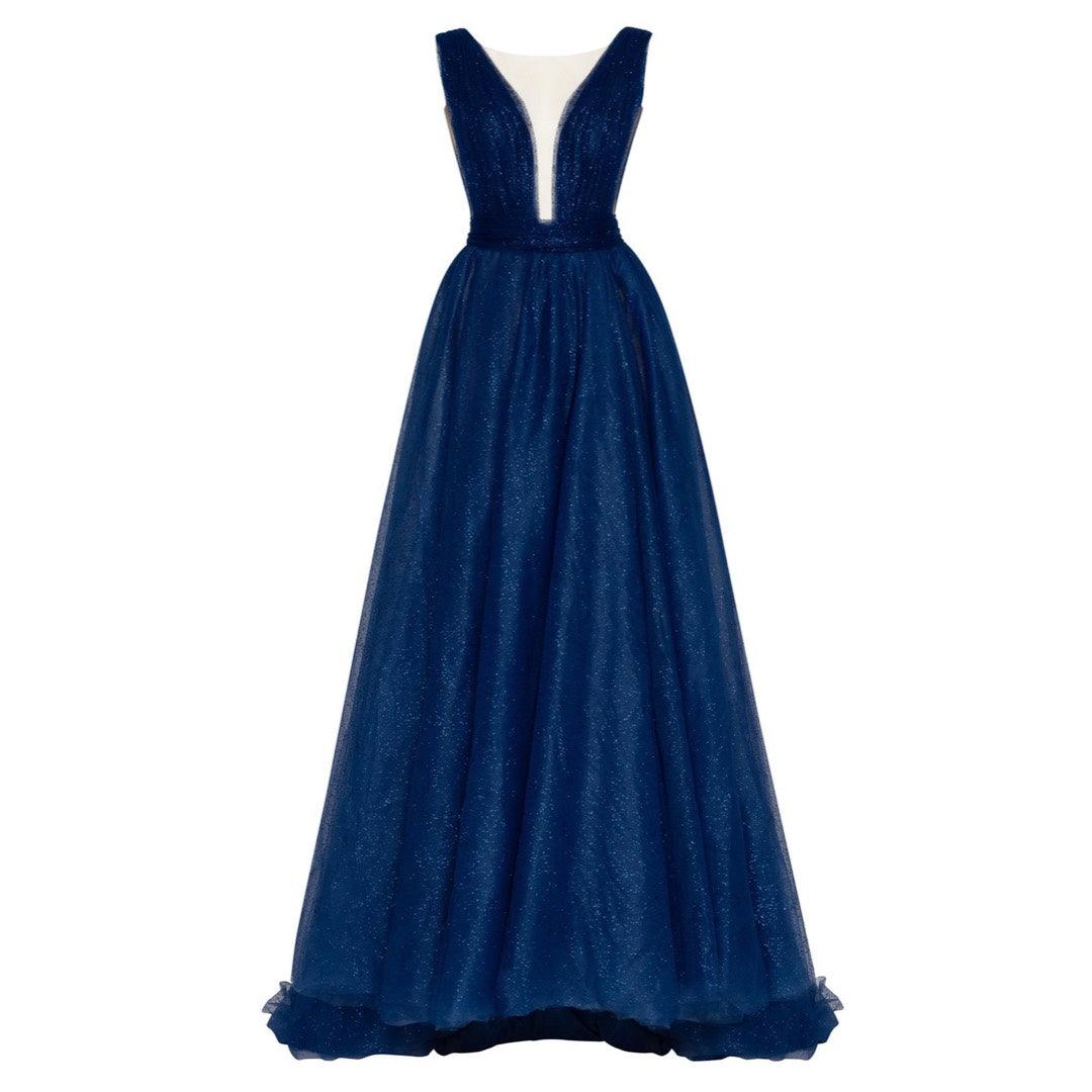 Alima Chic Sparkly Maxi Evening Dress