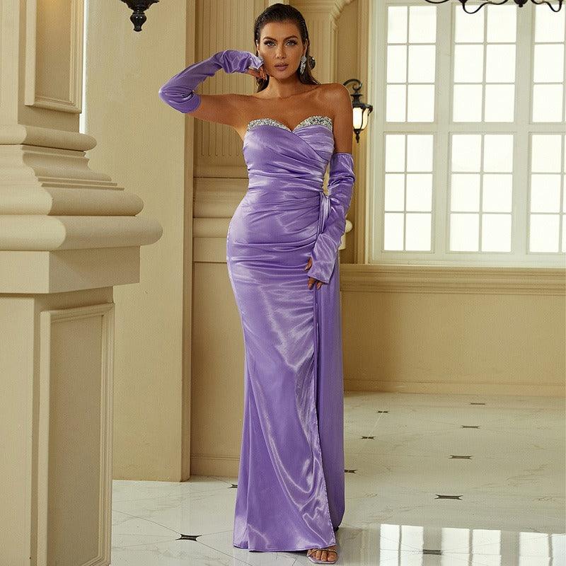 Landie Satin Maxi Dress