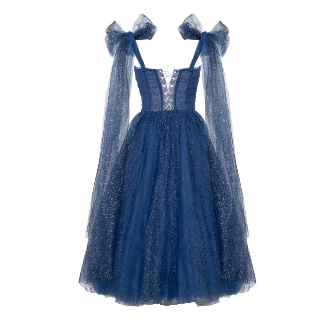 Sparkly Off Shoulder Tulle Dress