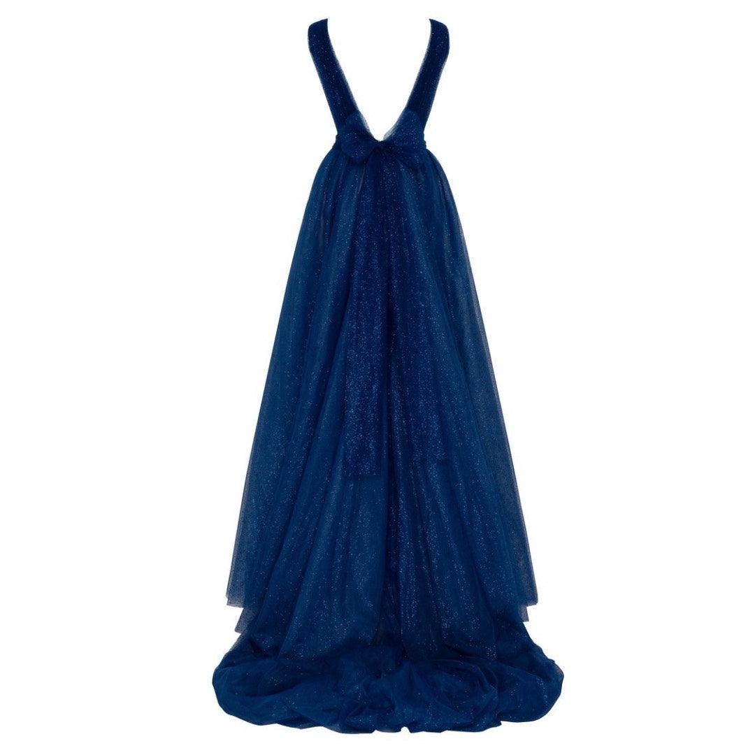 Alima Chic Sparkly Maxi Evening Dress