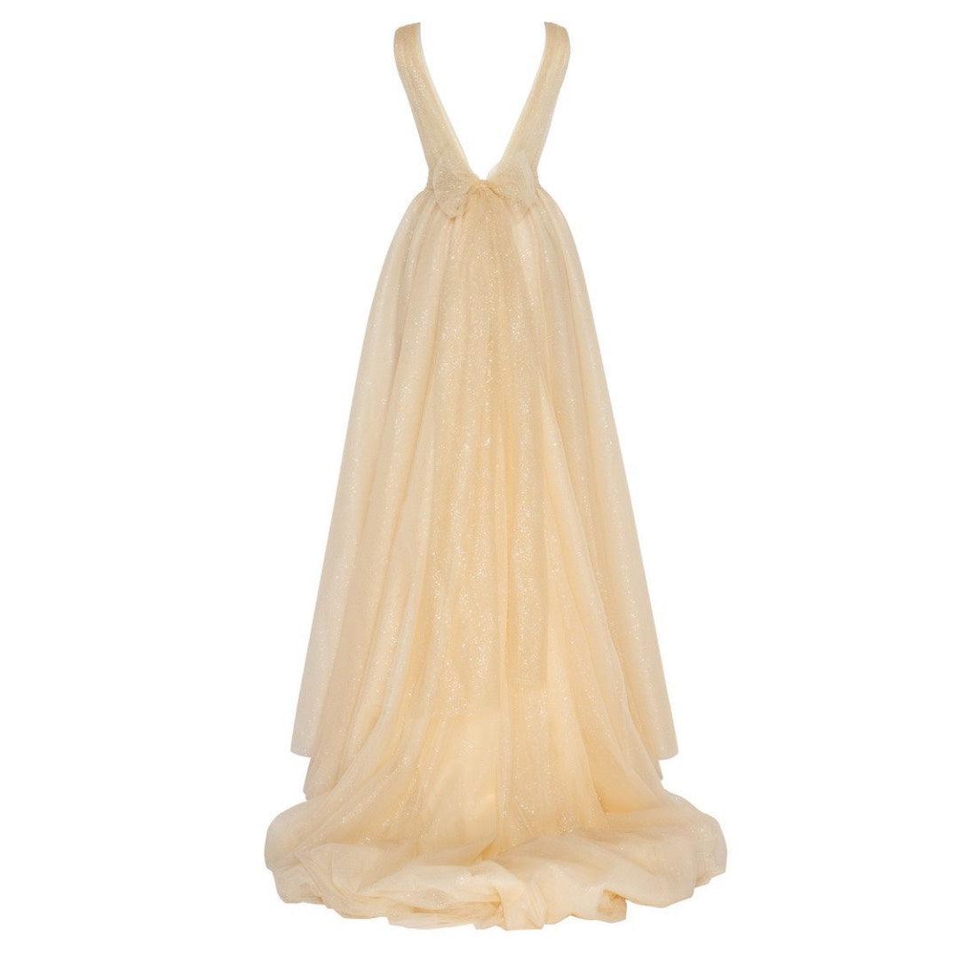 Alima Chic Sparkly Maxi Evening Dress