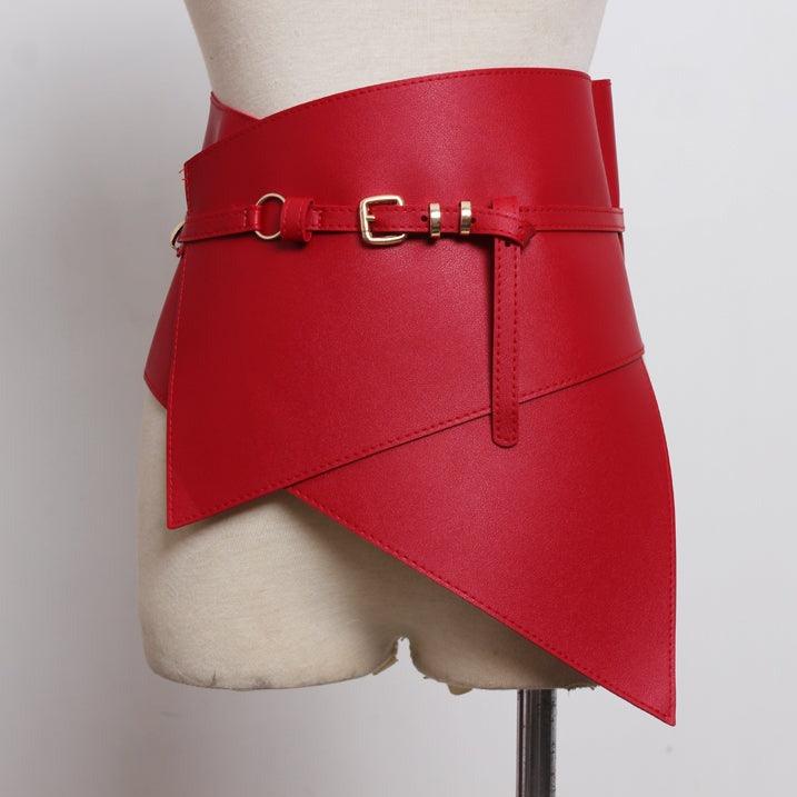 Waistband Leather Corset Belt