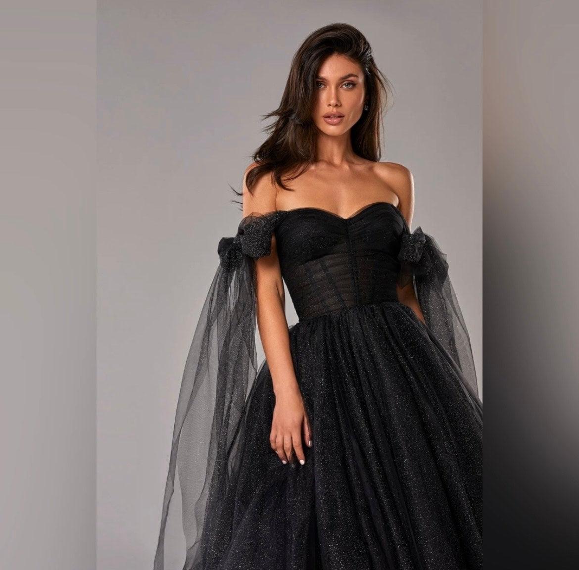 Sparkly Off Shoulder Tulle Dress