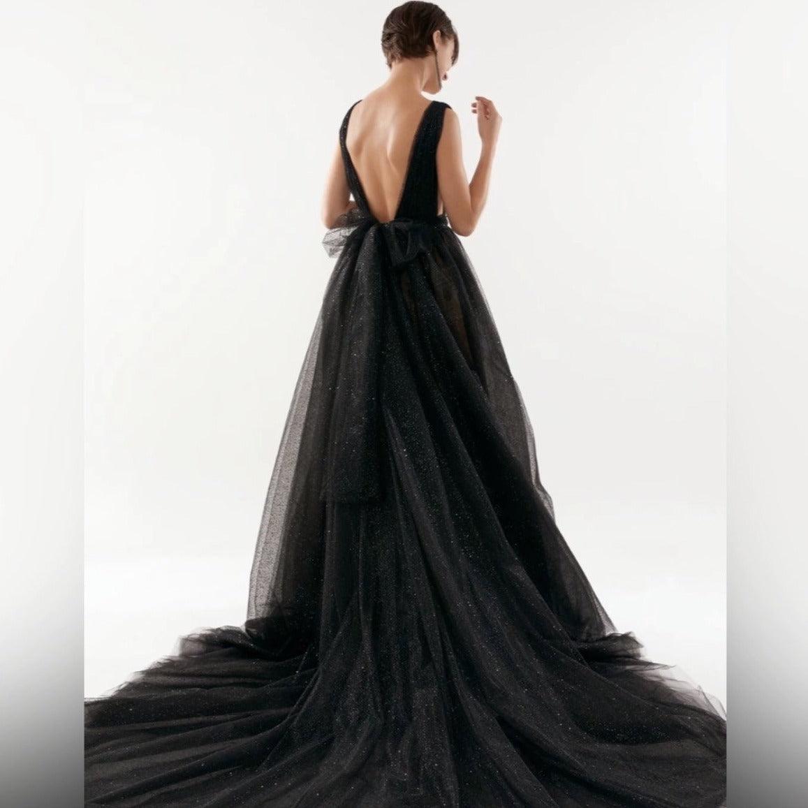 Alima Chic Sparkly Maxi Evening Dress