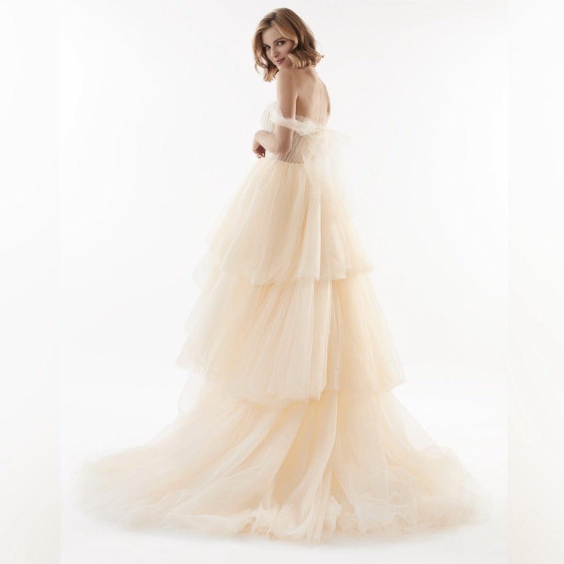 Combination Off Shoulder Cocktail Dress