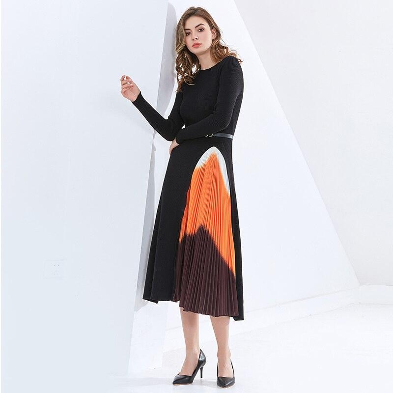 Nadelle Knitting Pleated Dress