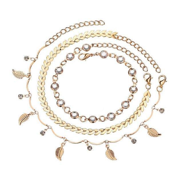 Talulah Bohemian Anklet Set
