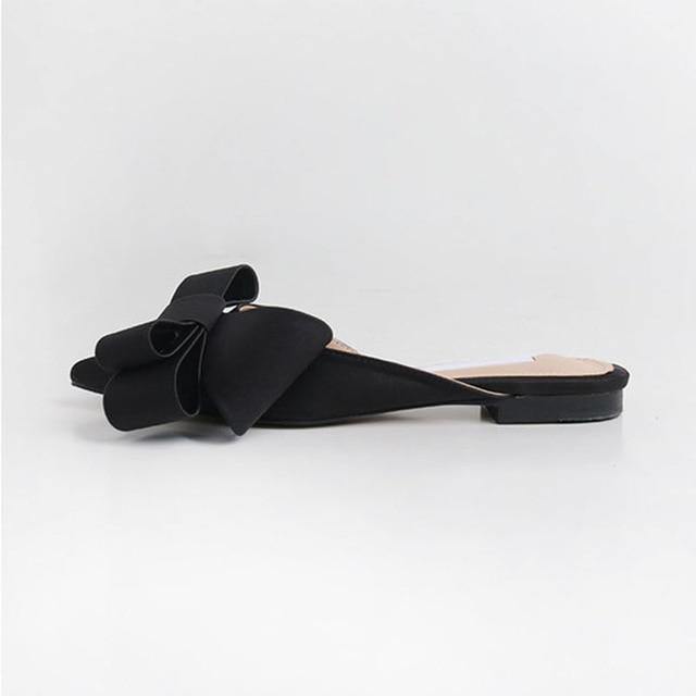 Pointed Toe Bow Sandals