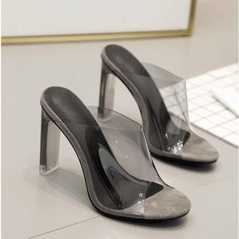 Transparent High Heel Sandals
