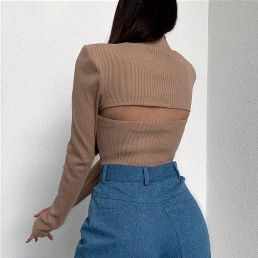 Indira Padded Shoulder Two Piece Top