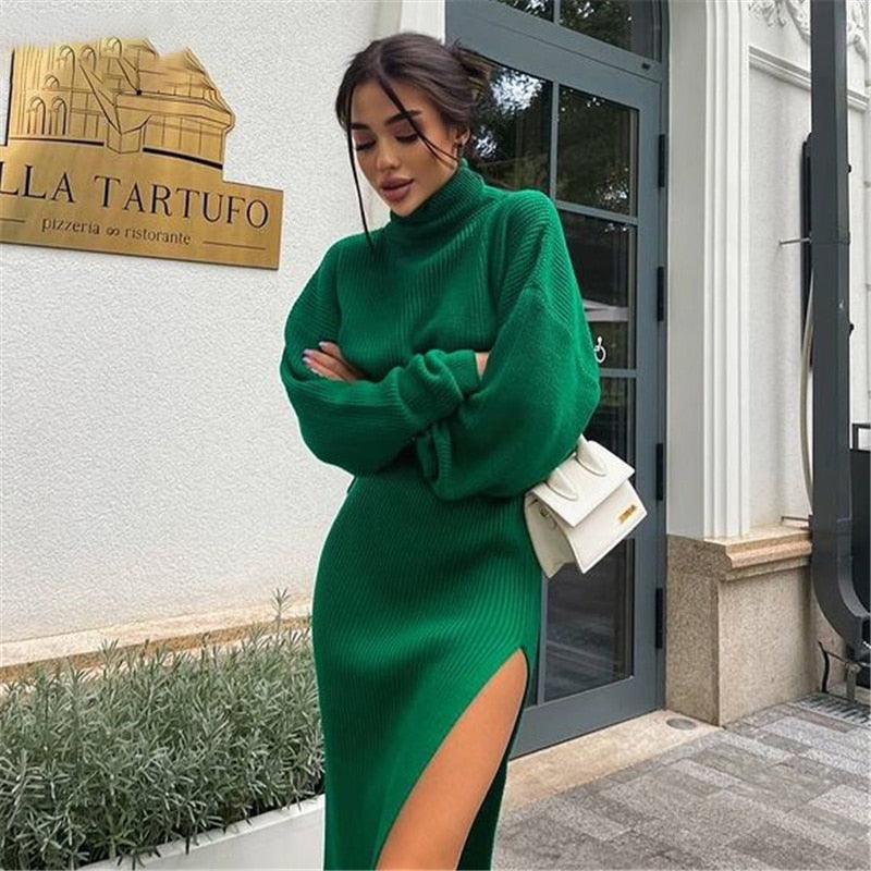 Audrina Knitted Two Piece Dress