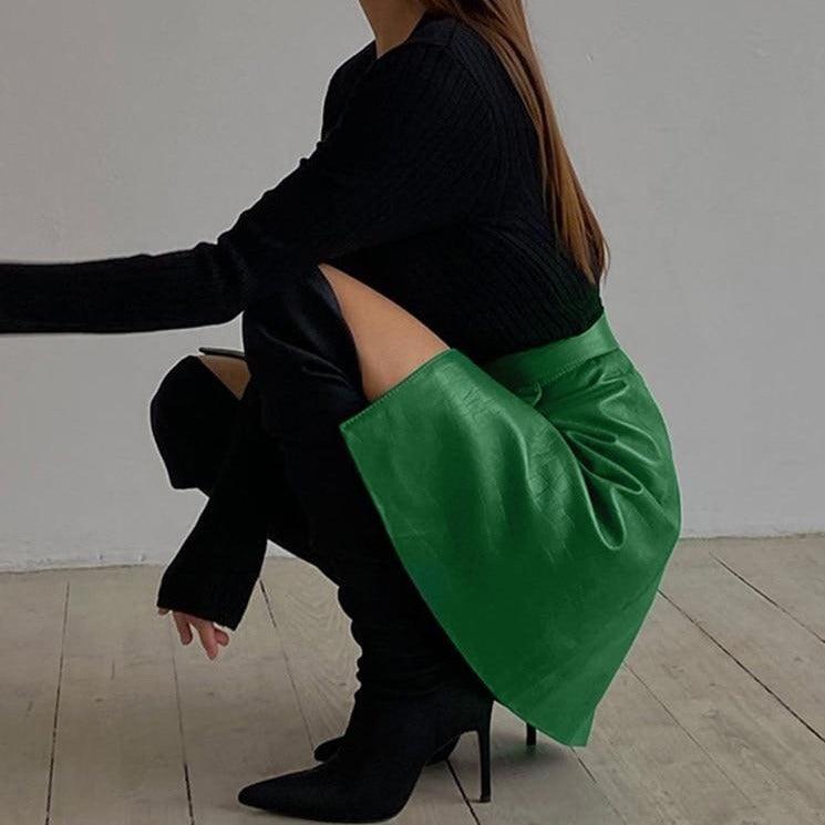 Diane Faux Leather Skirt