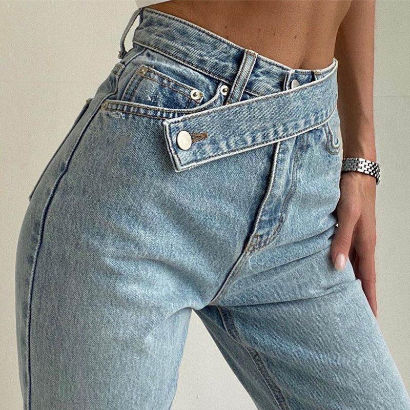 Gia High Waisted Denim Pants