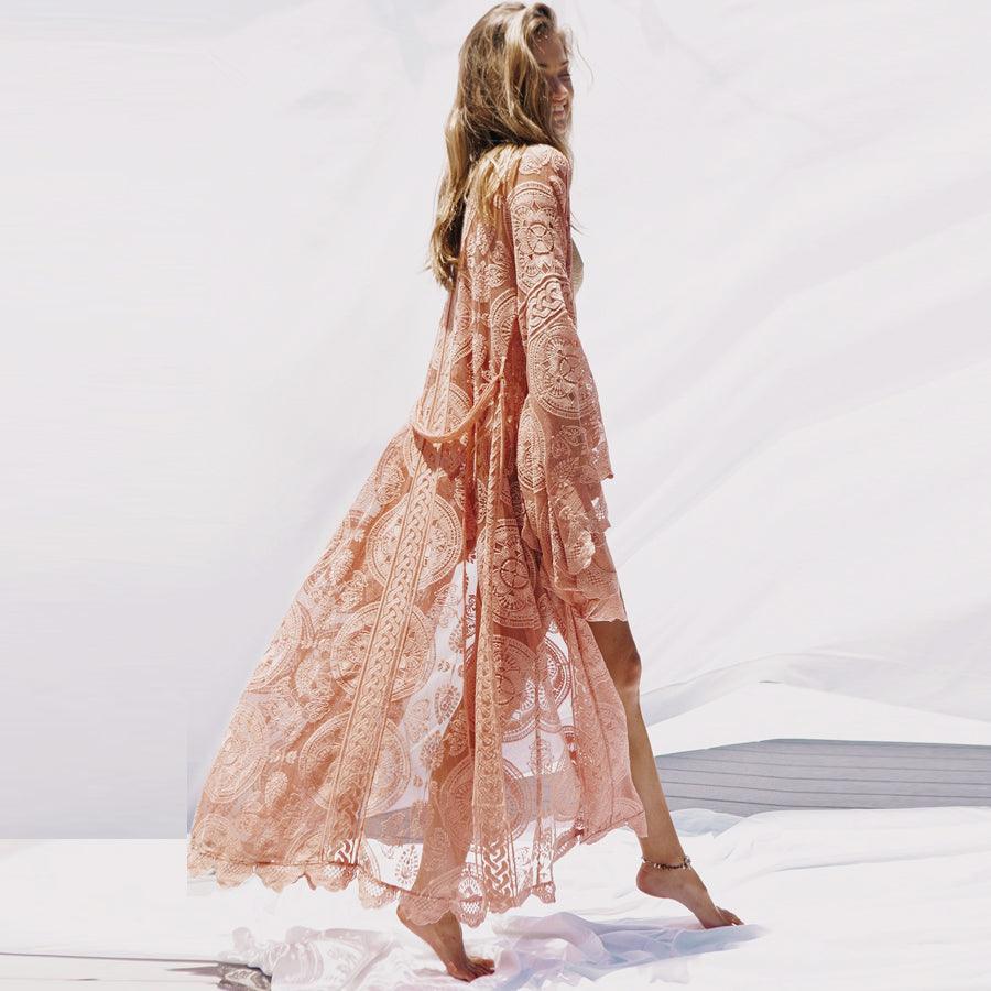 Manta Ray Kimono in Pink