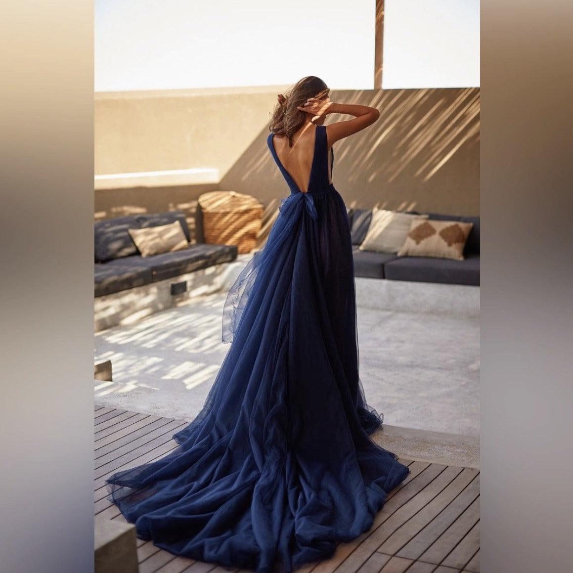 Navy Evening Gown