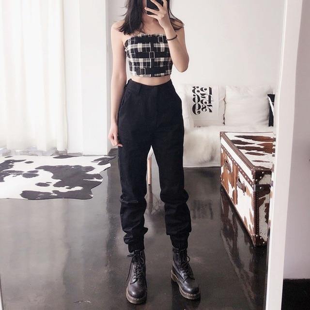 High Waist Cargo Pants