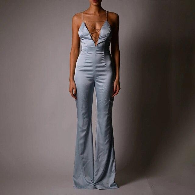 Zane Satin Jumpsuit