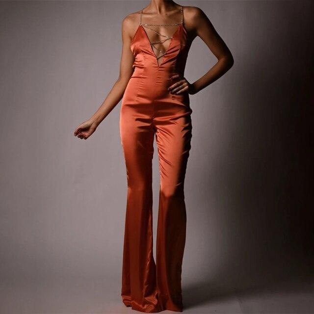 Zane Satin Jumpsuit